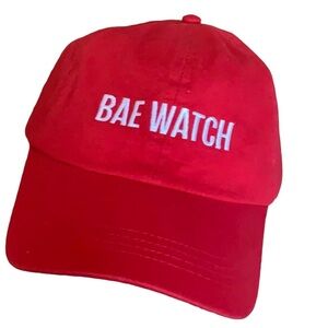 David & Young red Bae Watch baseball cap New with tag